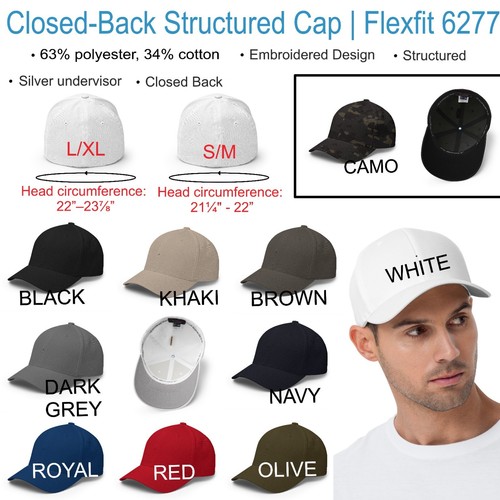 Gorra de béisbol ajustada When You're Dead Inside But It's Christmas Flexfit - Imagen 4 de 26