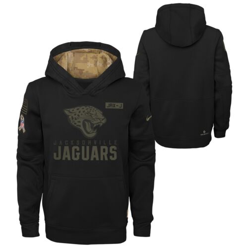 Nike NFL Youth Jacksonville Jaguars Salute To Service Therma Hoodie - Picture 4 of 6