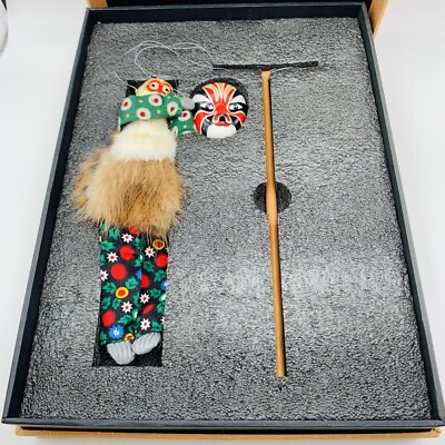 Marionette Monkey God Puppet Hou Jia Guan Folk Art Mask Oddities With Box 7 