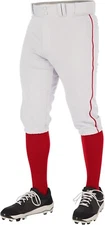 Champro Boys Triple Crown 2.0 Baseball Knickers w/ Braid - Scarlet/White - Small