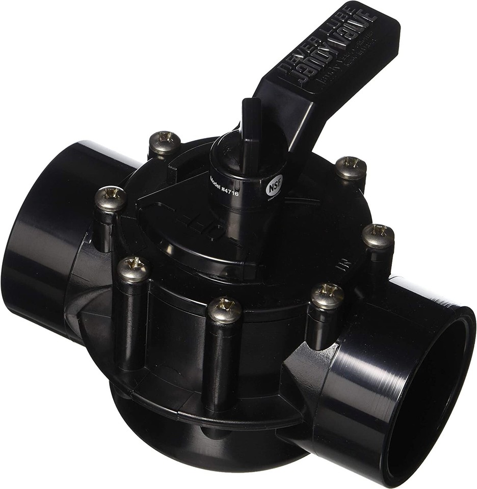 S4716 Jandy 4716 2-Port 2 to 2-1/2-Inch Positive Seal NeverLube Valve Never ...