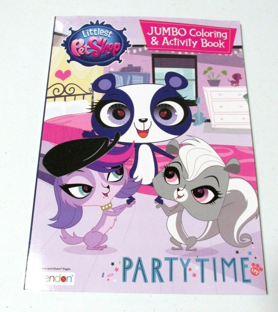 Littlest Pet Shop Jumbo Coloring and Activity Book Runway Ready LPS