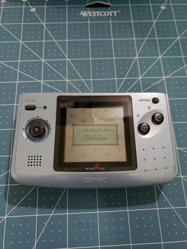 Neo Geo Pocket Color Pearl Blue Handheld System-Tested Works