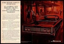 1965 Lincoln Continental The Cloister Resort Sea Island Georgia 2-page Print Ad