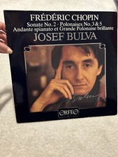 JOSEF BULVA Chopins Vinylschallplatte mit Autogramm & Widmung neuwertig !!