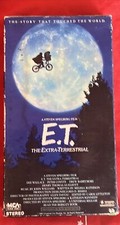 E.T. ET The Extra Terrestrial VHS 1982 Rare Green and Black Tape Spielberg