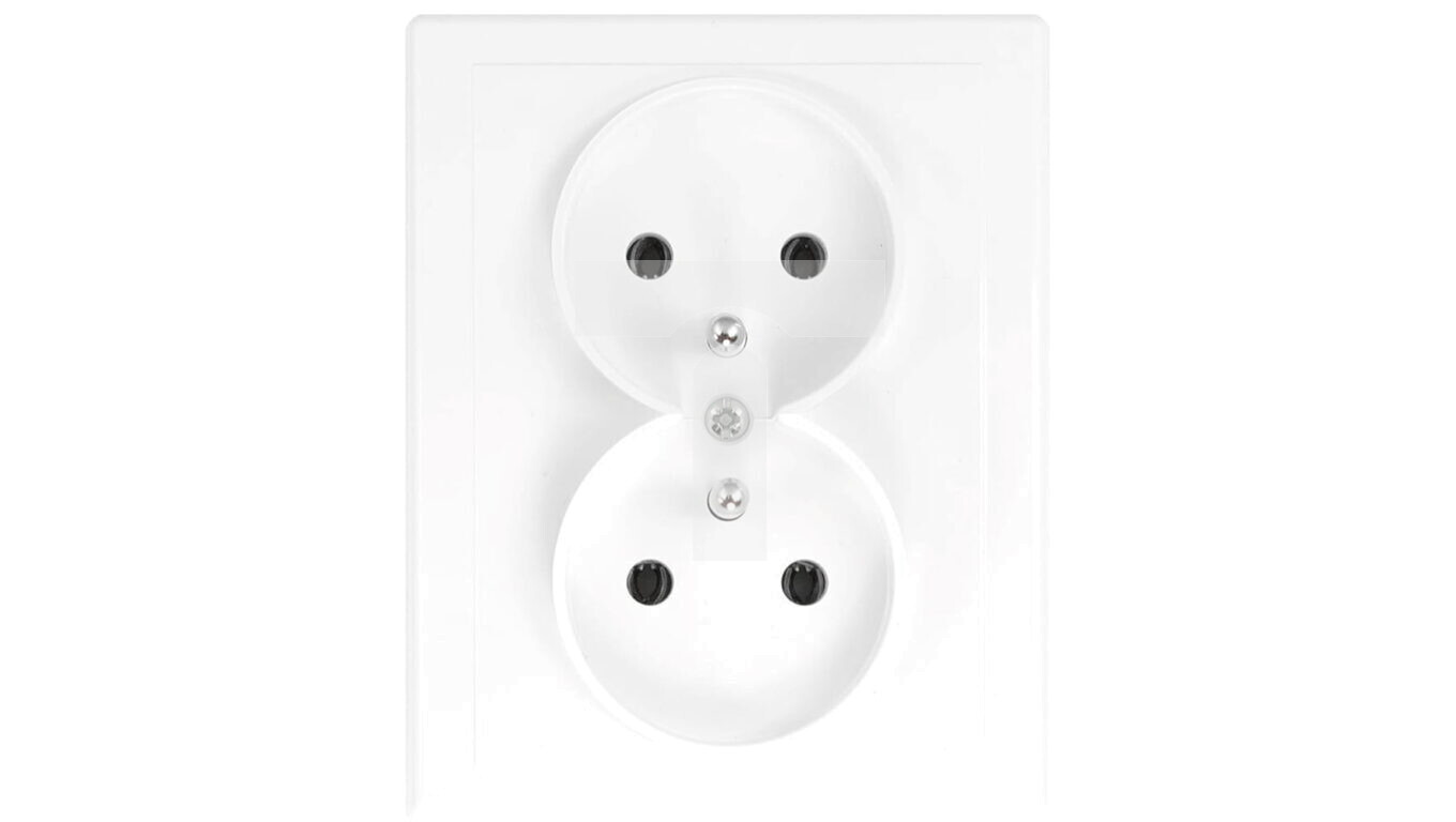 JOWISZ Double socket w/u white GPt-6 As above /T2UK