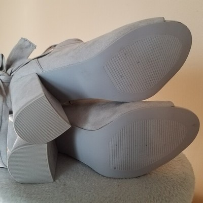 bowa tie back open toe bootie