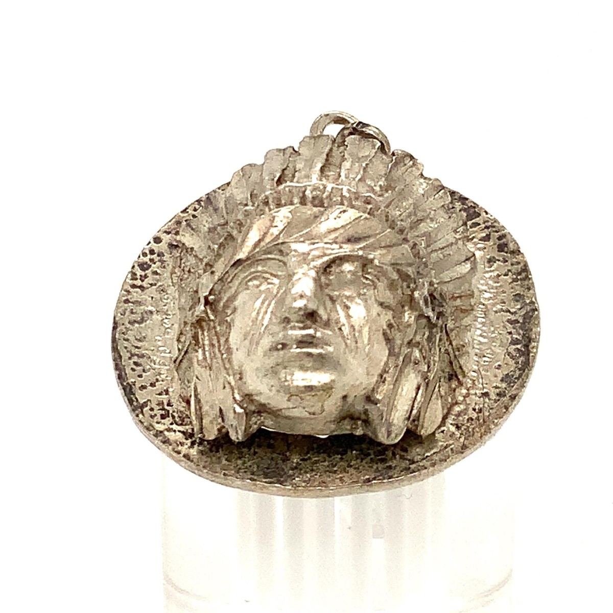 One Of The Best Vintage Native American Navajo Turquoise Indian Head Sterling Silver Ring One Of The Best Vintage Native American Navajo Turquoise Indian Head Sterling Silver Ring