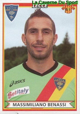 294 MASSIMILIANO BENASSI ITALY US.LECCE STICKER FOOTBALLERS 2011 PANINI