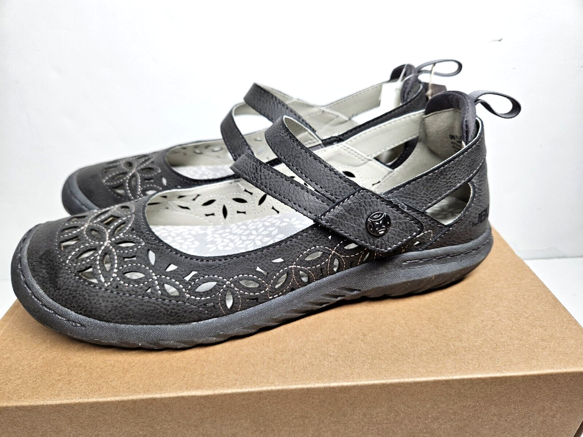 JBU by Jambu Women's DAFFODIL sandals Shoes Charcoal gray sz New