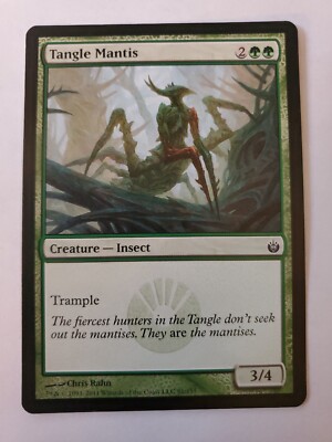 MTG Magic The Gathering Card Tangle Mantis Creature Insect Green Mirrodin Beseig