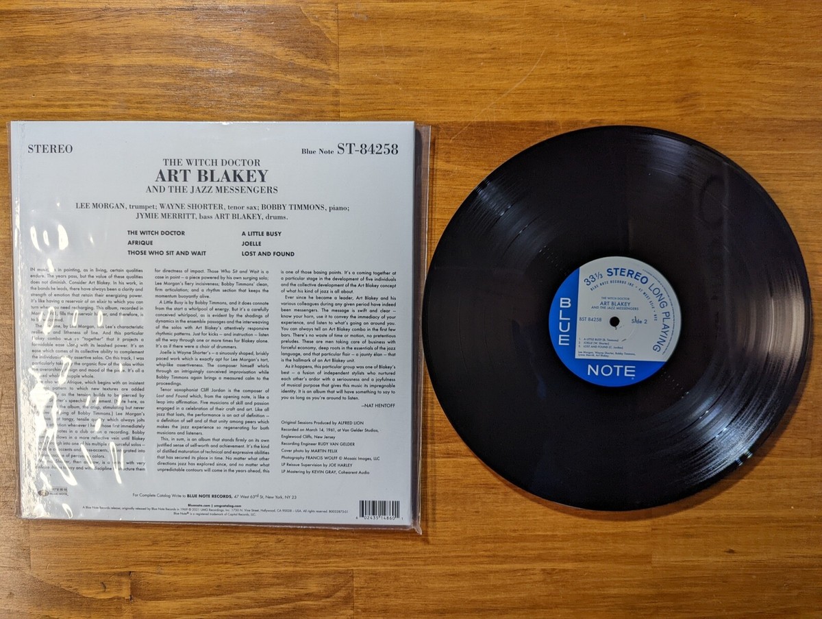 Art Blakey And The Jazz Messengers – The Witch Doctor *VINYL* blue