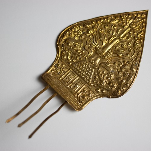 Vintage Javanese Gunungan Tree of Life Cosmic Mountain Hair Ornament