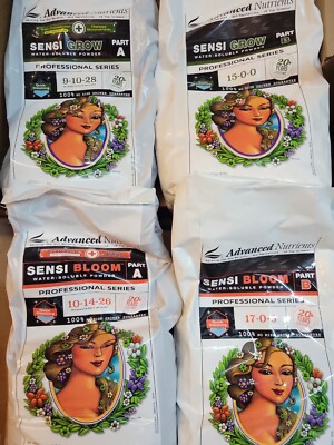 Advanced Nutrients Sensi Grow & Bloom A & B, 5 Lbs Ea Water Soluble Powder WSP