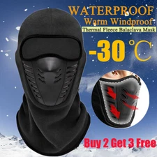 Balaclava Ski Mask Windproof Fleece Full Face Mask for Men & Women Cold Weather