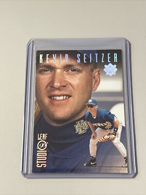 1996 Leaf Studio Kevin Seitzer Silver Press Proof SSP /100
