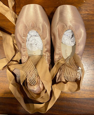 Gaynor Minden Cappuccino Pointe Shoes Made in USA CL-8M3 XDH  Street size 6.5 