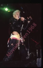 BILLY IDOL VINTAGE 35mm SLIDE TRANSPARENCY 12490 PHOTO 