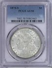 1878-S Morgan Silver Dollar $1 PCGS AU58