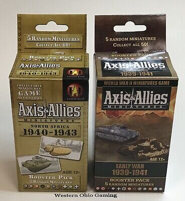 Axis & Allies North Africa 1940-1943 37mm Gun M3 with card 20/60