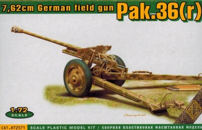 ACE 72571 - 7,62cm German field gun PAK.36(r) - 1:72