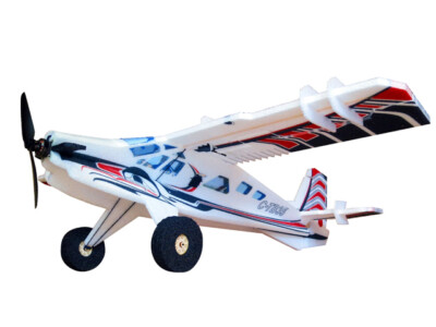 RC factory - Crack Turbo Beaver weiß/rot 8mm EPP - 880mm