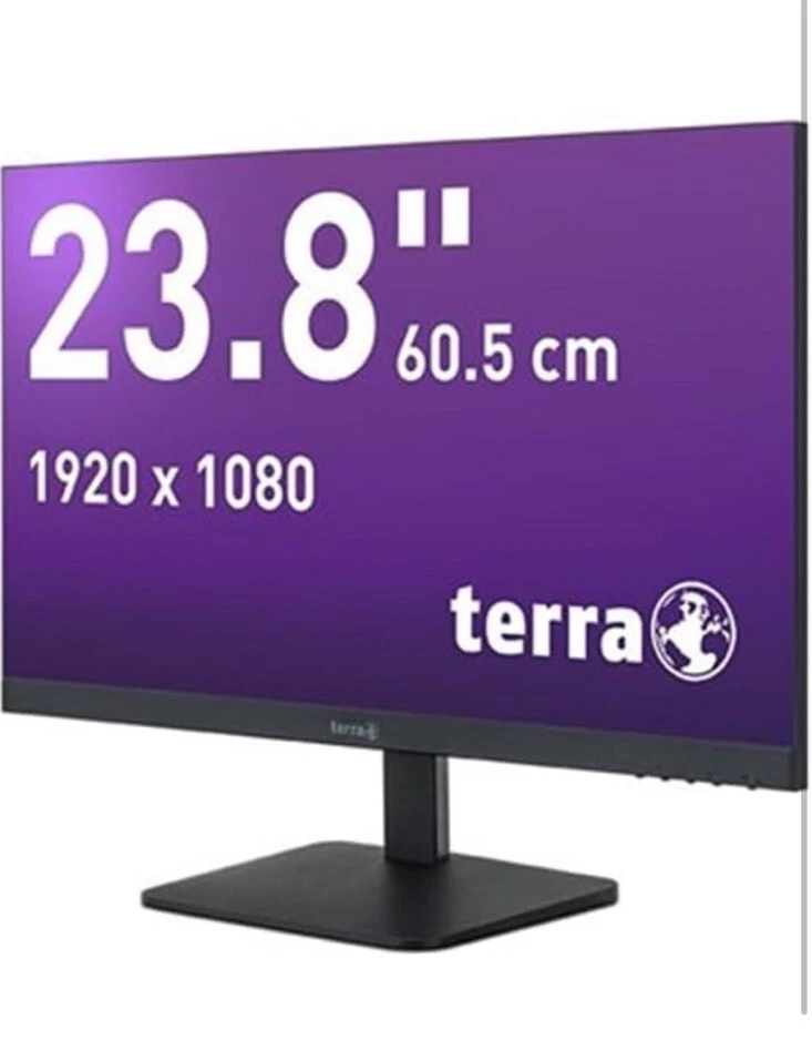 TERRA LCD/LED 2427W V2 black HDMI, DP, USB-C, Full-HD Monitor 23,8" Zoll 100Hz - Bild 2 von 4