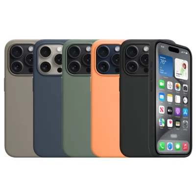 Coque Magsafe silicone iPhone 15 / 15 pro / 15 pro max / 15 plus