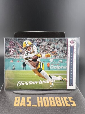 2022 Chronicles Luminance Pink #222 Christian Watson RC - Green Bay Packers