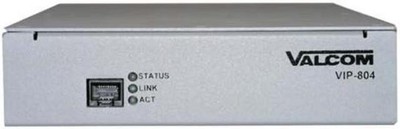 Valcom VIP-804B Quad Enhanced Network Audio Port (4 Port Audio Adapter)