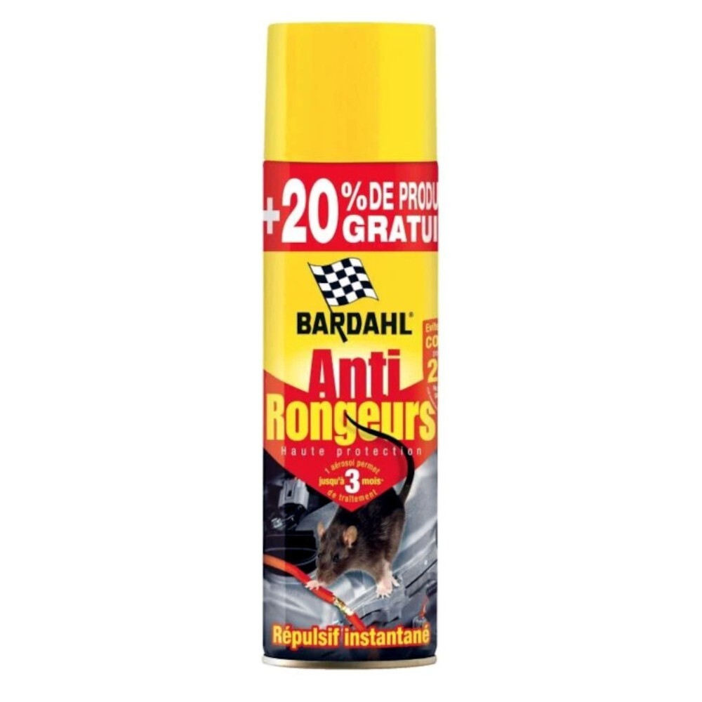 Répulsif anti-rongeurs Bardahl 500ml pour protéger le moteur de votre voiture