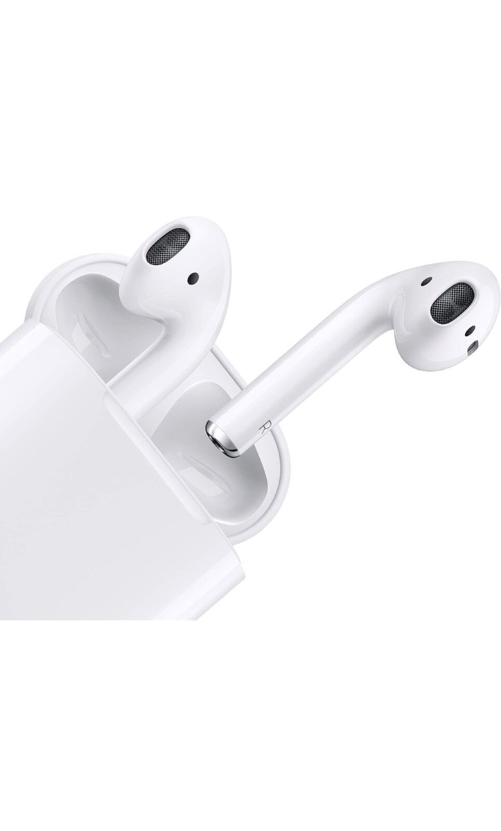 AirPods2？本体 ホワイト レザー?ケース付き Apple AirPods 2nd Generation with Charging Case - White