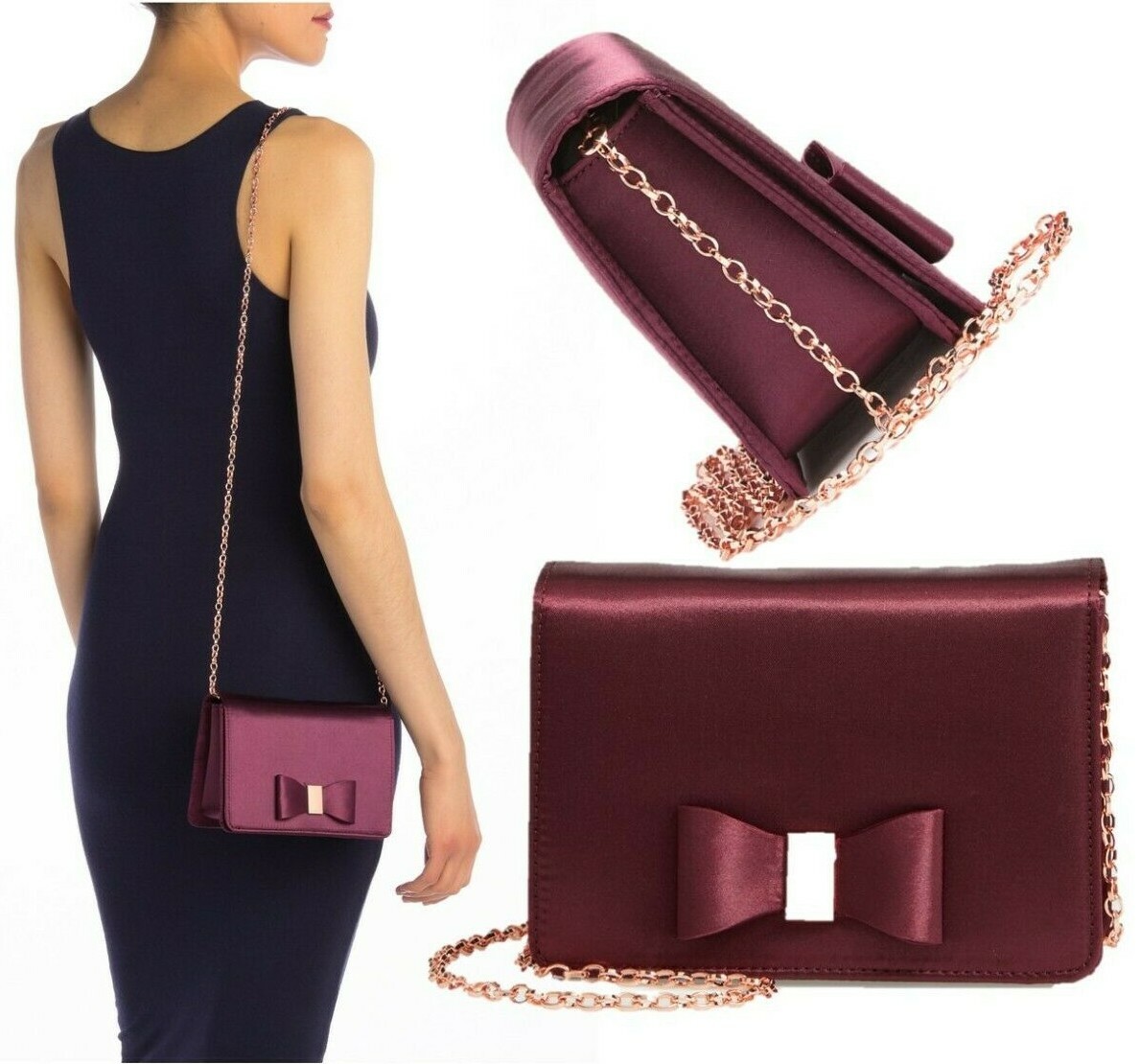 ted baker maroon bag