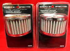 Lot Of 2 Extra Flow Valve Cover Vent Filter Breather 1 Push In Fits 1-14 Hole