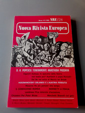 NUOVA RIVISTA EUROPEA ANNO VI n.28 1982 Guttuso Marinetti Popescu Vigorelli...