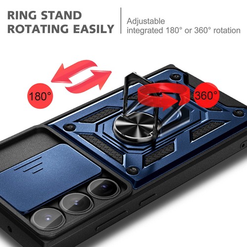 For Samsung Galaxy S25 S24 S23 S22 S20 Ring Stand Phone Case W/ Screen Protector - Picture 21 of 23