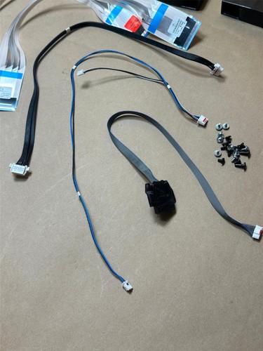 New Genuine LG Speaker Pair, Flex Cables Screws IR 65UR340C9UD LED TV EAB6581620 - Picture 7 of 9