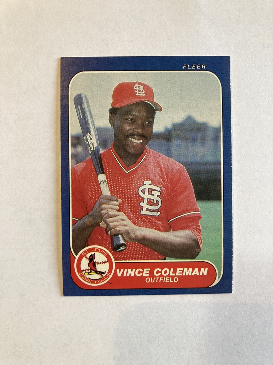 1986 Fleer Vince Coleman Rookie Card Cardinals # 31 | eBay