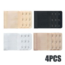 4 Adjustable Bra Extender 2 /3 /4 Hook with Elastic Underwear Strap Extension