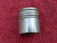  Snap-on Tools - 19mm Metric Shallow Socket 6 Pt 3/8" Drive , FSM19