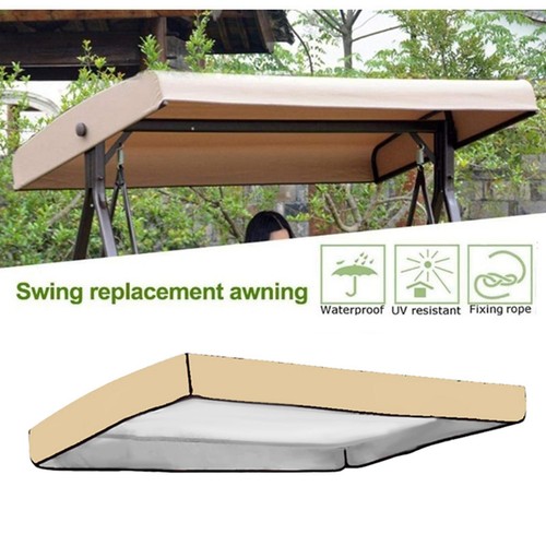 Swing Canopy Replacement Top Cover Sun Shade 3 Seater Sizes for Garden Porch - Picture 12 of 16