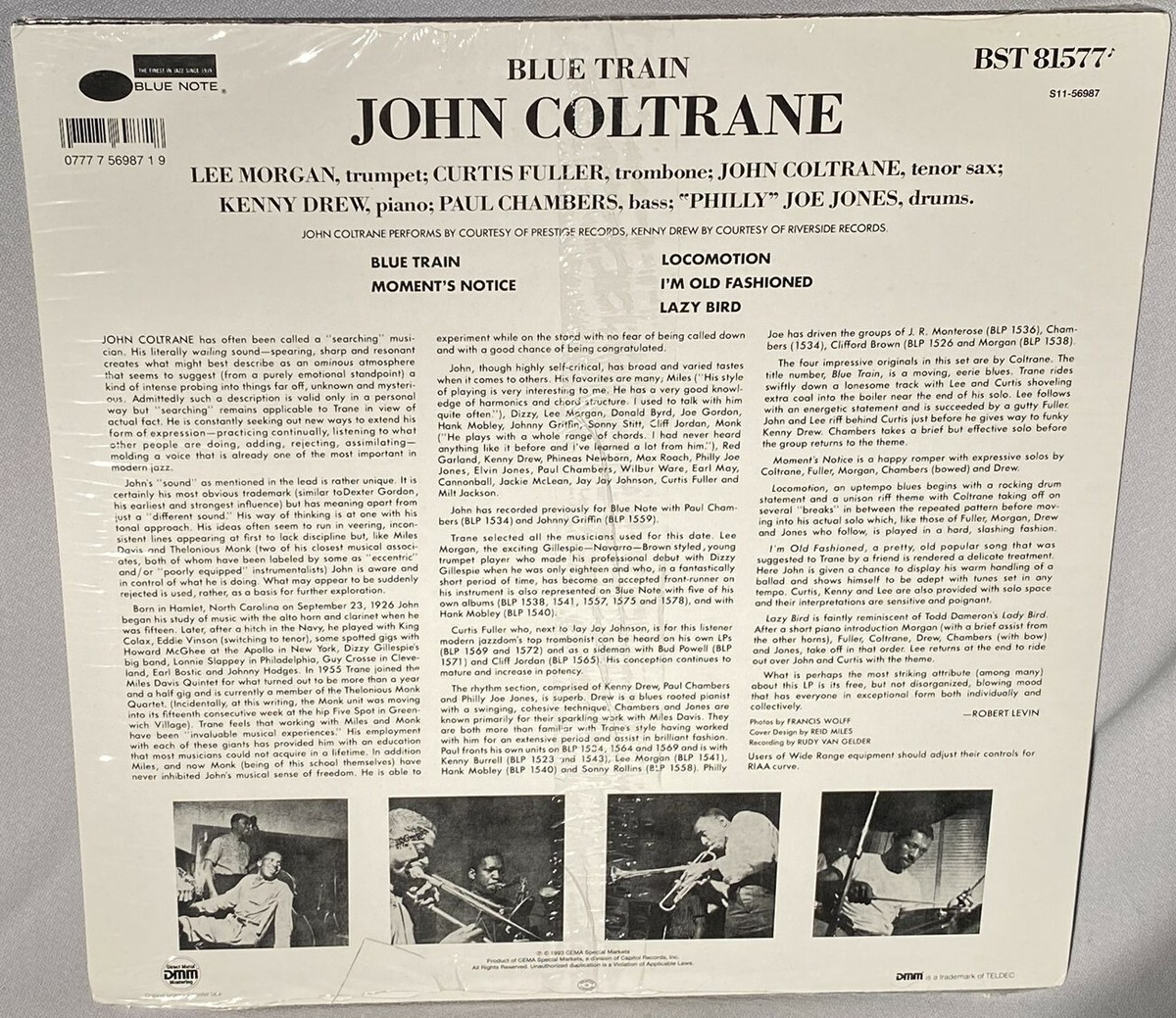 BLUE TRAIN JOHN COLTRANE レコードLP ブルーノート Blue Train by John Coltrane | Blue Note Records - Blue Note