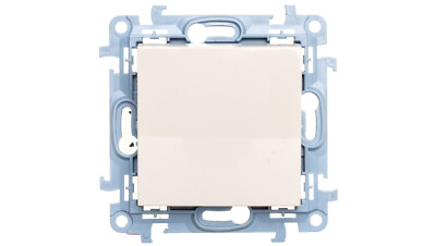 Kontakt-Simon Simon 10 Einpoliger Schalter 10AX IP20 creme CW1.01/41