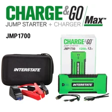 Interstate Batteries Automotive 12V 1200A 17,000mAH Jump Starter & Charger