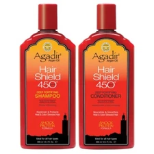 Agadir Hair Shield 450 Deep Fortifying Shampoo and Conditioner 12.4oz (Duo Pack)