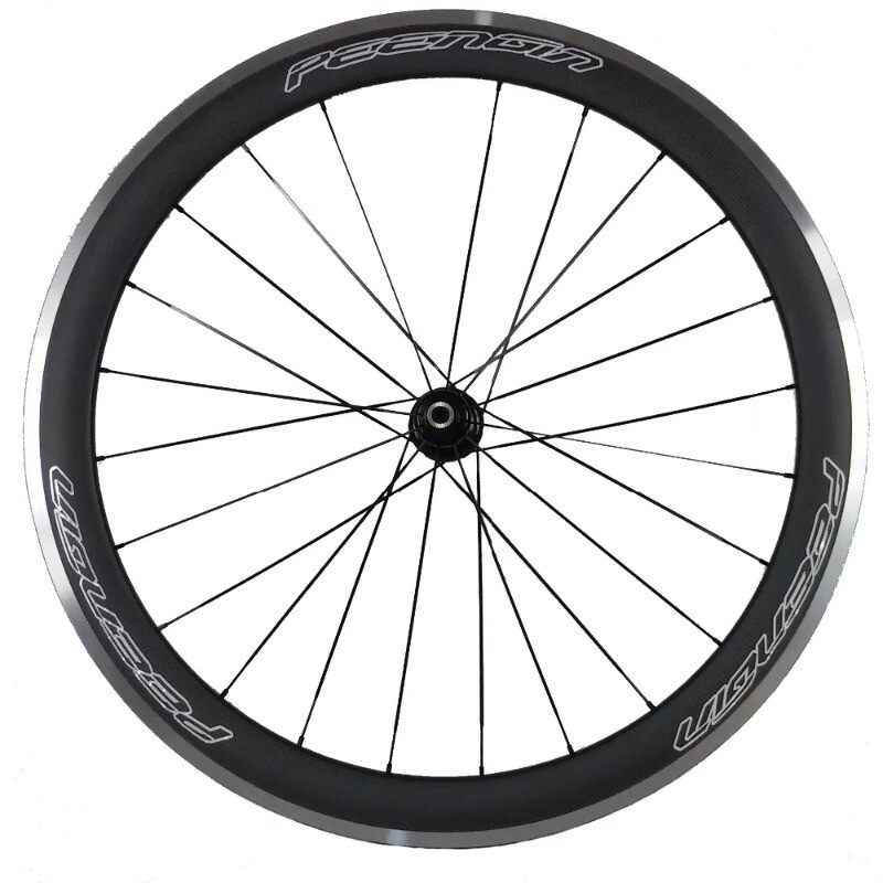 700C Carbon Fiber Road Bike Wheelset Clincher with Alloy Brake Surface Sales Hub