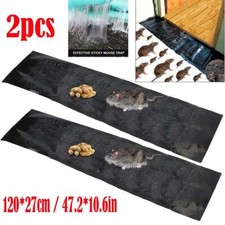 2Pcs Big Size Catcher Rat Glue Trap Rodent Board Mice Indoor Super Sticky Mouse