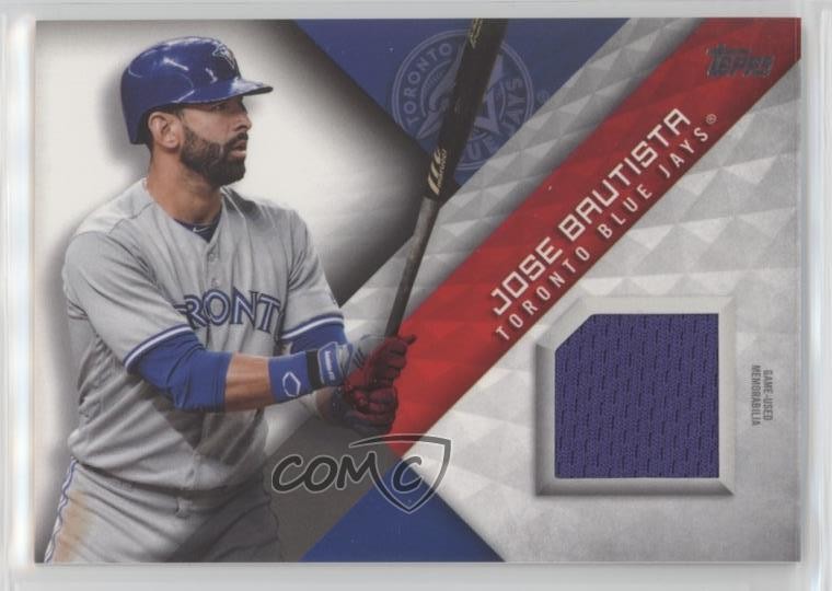Jose Bautista #MLM-JI 2018 Topps Baseball Major League Material Relics