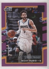 2017-18 Panini Donruss Press Proof Purple /199 Ricky Rubio #145 0ad